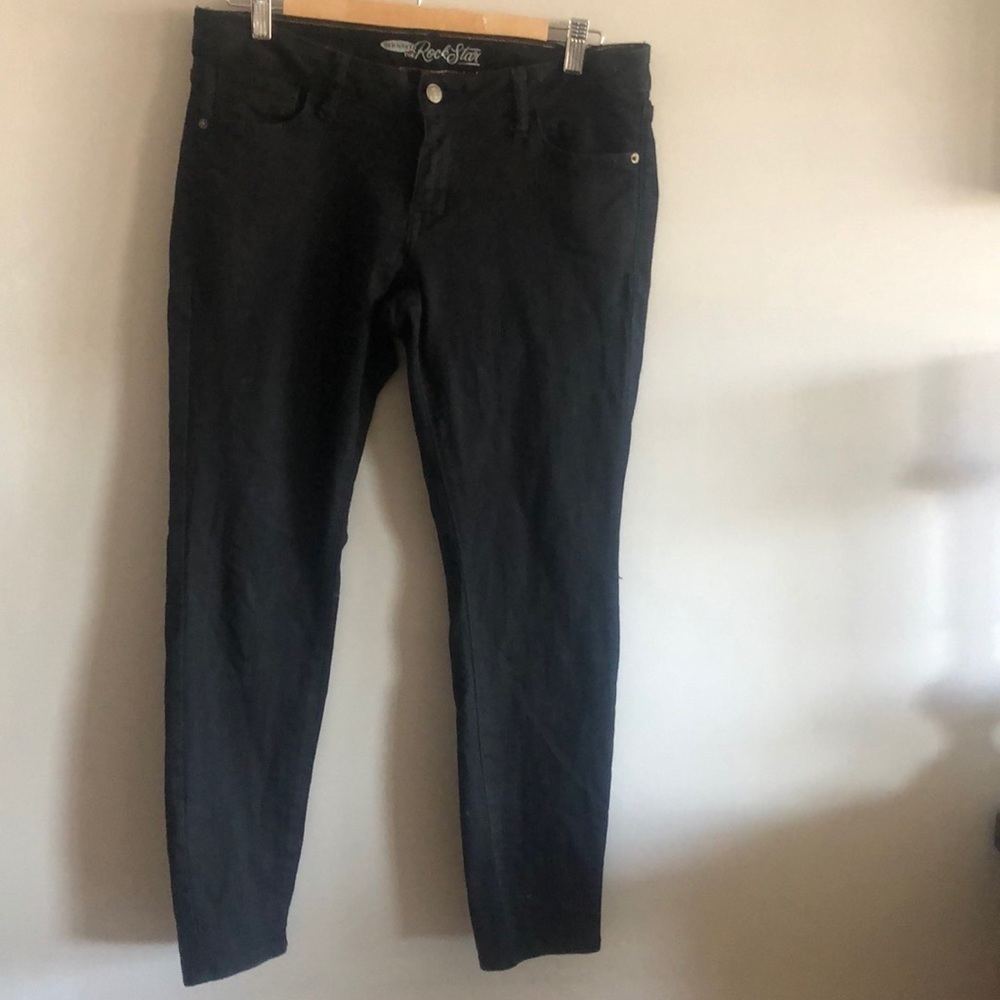 Old navy black rockstar jeans